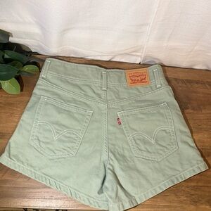 Levi's High Waisted Denim Shorts